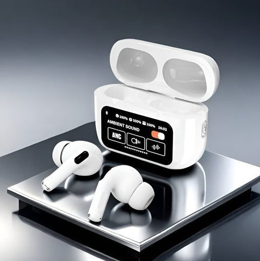 A9 Pro 2 Earbuds With LCD Tablet Airpods Pro 2 With LCD Touchscreen Display Bluetooth 5.3 For Ios And Android